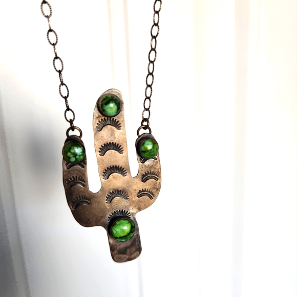 Sonoran gold turqouise native american necklace - Picture 1 of 3